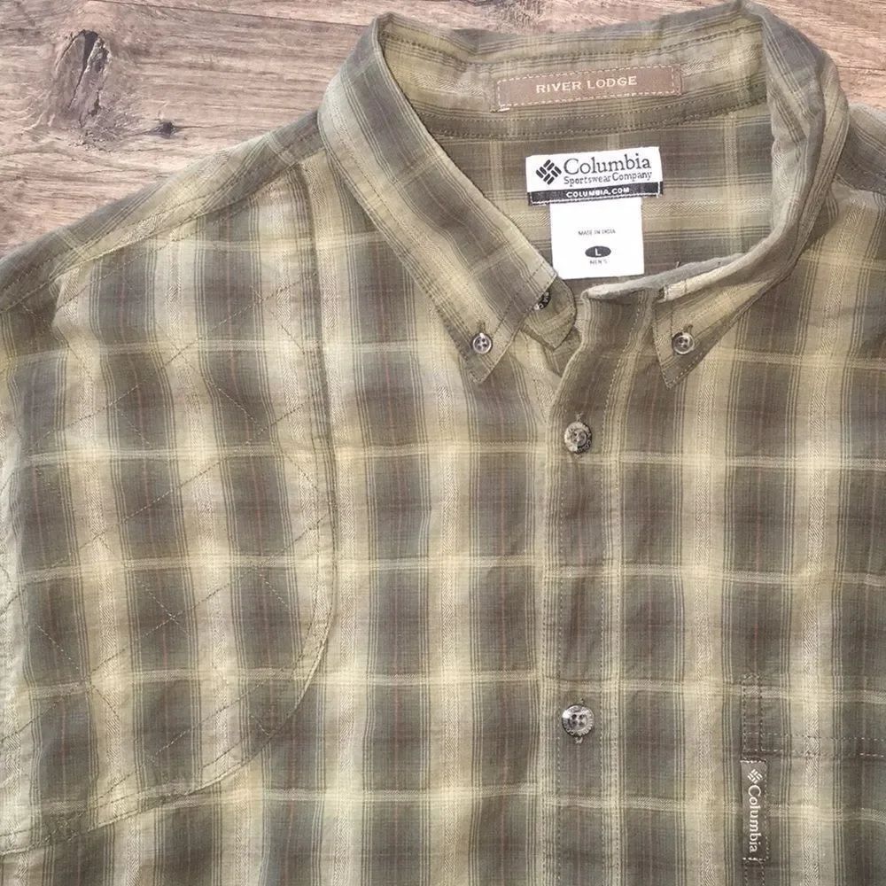 Columbia River Lodge Plain Shooter Shotgun Shirt